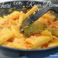 Paccheri con rana pescatrice