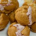 Bignè salati alla mousse di ricotta e mortadella