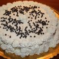 Torta di cioccolato e panna