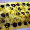 Claufotis di ciliegie e pistacchi
