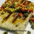 Branzino al cartoccio con impanatura di capperi
