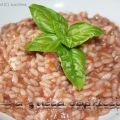 Risotto al pomodoro e vino rosso