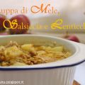 Zuppa di Mele, Salsiccia e Lenticchie
