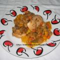 pollo con verdurine