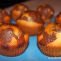 Muffins variegati al cacao
