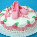 Torta scarpette rosa