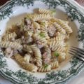 Penne al pesto di mandorle e tonno