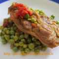 Agnello in casseruola con piselli