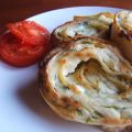 Girelle di pasta ripiena agli spinaci