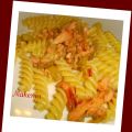 Fusilli con salmone e carciofi