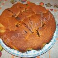 Torta con marmellata affondata