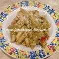 PENNE CON BROCCOLI, TONNO, ACCIUGHE E POMODORINI