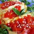 Tortelli estivi-con pomodorini rucola e pinoli