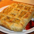 Quiche con zucca, patate tastasal e funghi