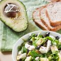 Insalata con feta ed avocado