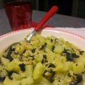 Zuppa veloce di patate, cavolo nero e riso