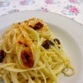 Linguine ai pomodori secchi e bottarga e la mia[...]