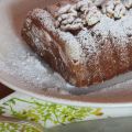 Plum cake con banane, noci e uva sultanina