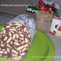 Salame di biscotti (senza burro e uova)