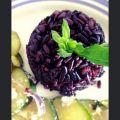 RISO VENERE, ZUCCHINE E RICOTTA