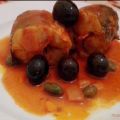 MERLUZZO IN SALSA CON OLIVE E CAPPERI