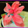 GIGLIO IN WAFER-PAPER DIPINTA CON COLORI[...]