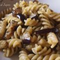 Fusilli con Melanzane al Pesto