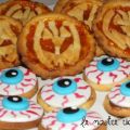 Crostatine Halloween e biscotti occhi di strega