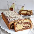 Cake variegato al latte di cocco