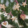 Omini di pan di zenzero da appendere all' albero