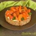 Torta fredda albicocche e camomilla