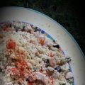 COUS COUS IN INSALATA CON VERDURE E POLLO