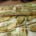
Focaccia con zucchine e parmigiano