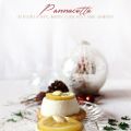pannacotta con biscotto al miele, mandorle e[...]