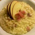Risotto speck e mele.