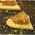 Cuori di foie gras in granella di nocciole