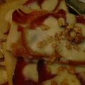 Pizza con lievito madre, speack, cacio e noci