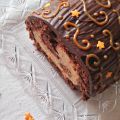 
Tronchetto al cioccolato e dulce de leche