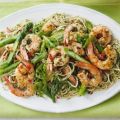 LINGUINE CON GAMBERONI, ASPARAGI E POMODORINI[...]