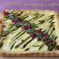 Quiche con asparagi e caprino