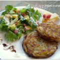 Röstis di patate con insalata di gruyère e speck