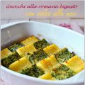 Gnocchi alla romana bigusto con salsa alle noci