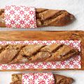 Baguette integrali ai semi di lino con poolish