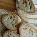Pane con farina buratto a lievitazione naturale
