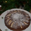 Torta cioccolato e pere