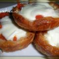 CESTINI DI SFOGLIA , POMODORO E MOZZARELLA