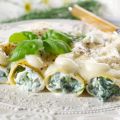 Cannelloni ricotta e spinaci.