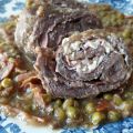 ROTOLINI di MANZO ai PISELLI e SPECK