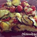 Sformato di miglio con zucchine e pomodorini