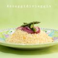 Cous cous con asparagi, cipolle e bottarga di[...]